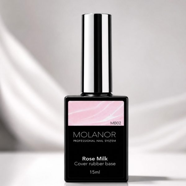 ראבר בייס מולאנור בצבע ניוד Rose milk